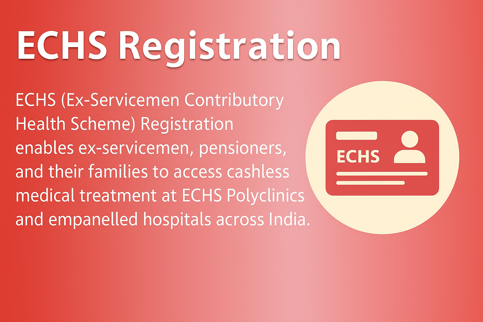 ECHS Registration